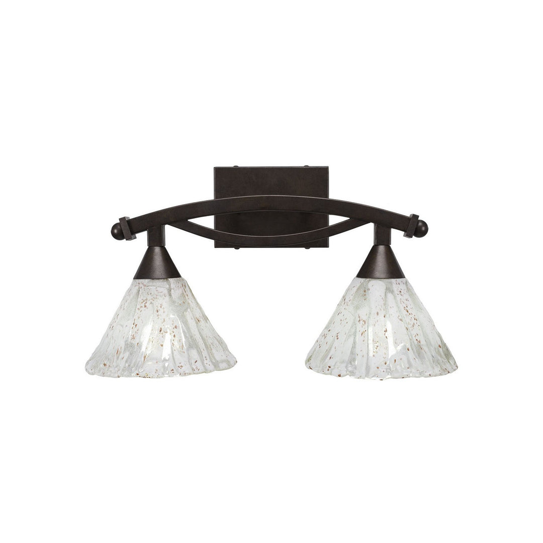 Toltec Bow 172-brz-7195 Bath Vanity Light 18 in. wide - Bronze