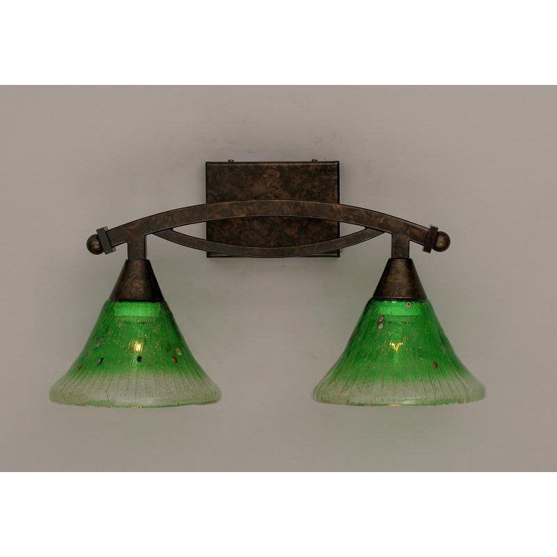 Toltec Bow 172-brz-753 Bath Vanity Light 18 in. wide - Bronze