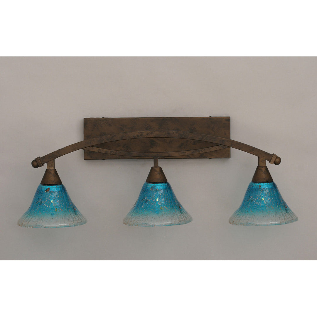 Toltec Bow 173-brz-458 Bath Vanity Light 29 in. wide - Bronze