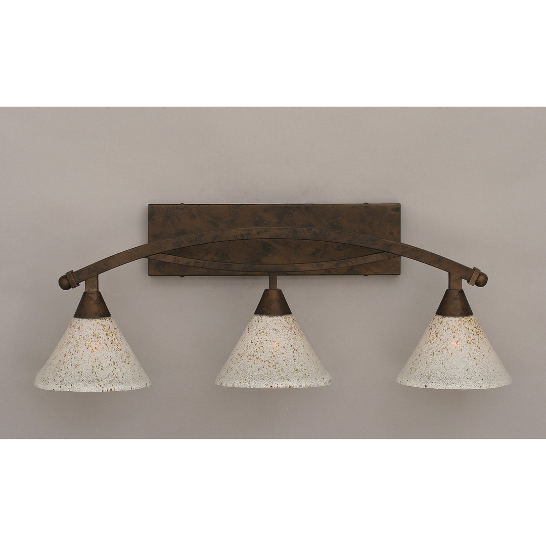 Toltec Bow 173-brz-7145 Bath Vanity Light 29 in. wide - Bronze