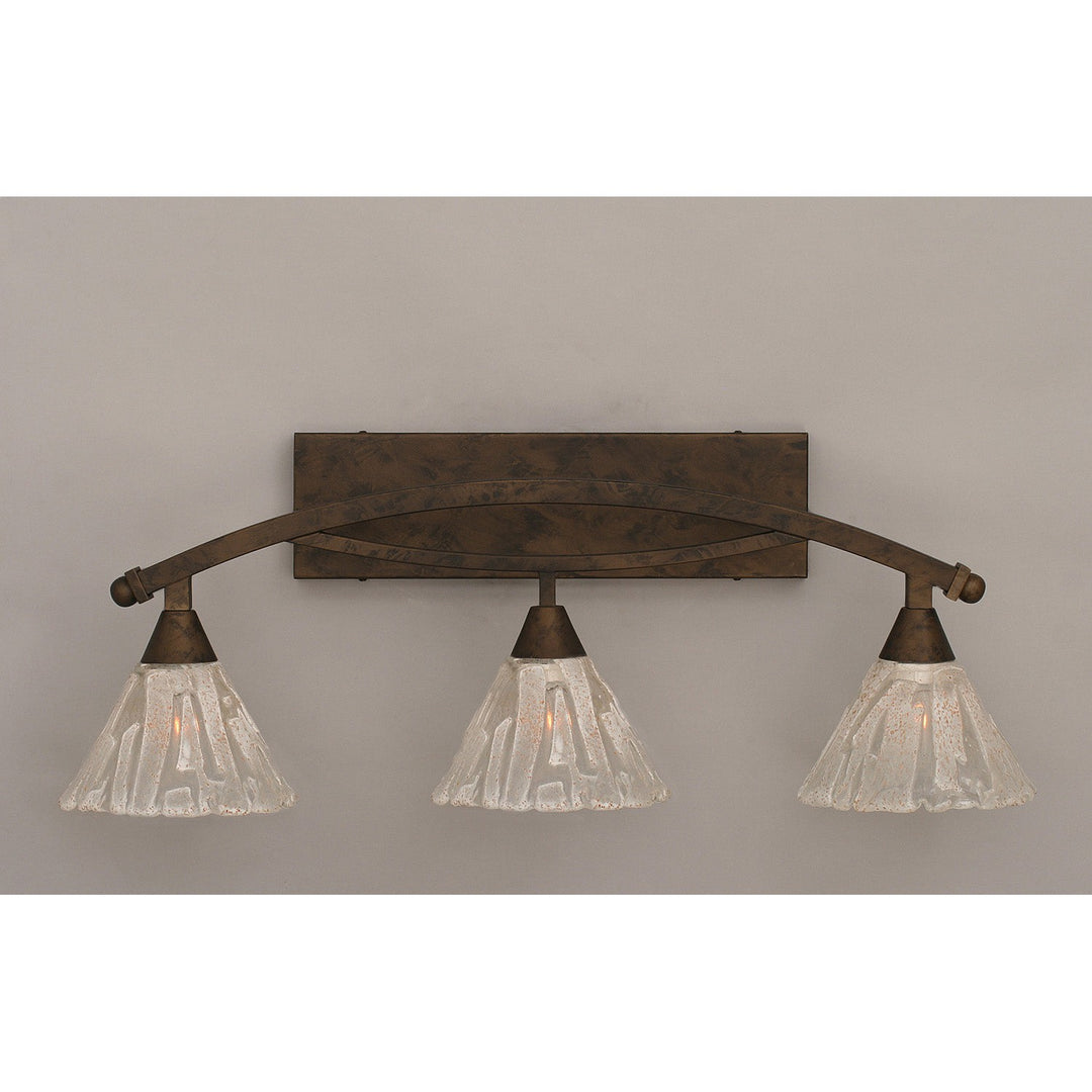 Toltec Bow 173-brz-7195 Bath Vanity Light 29 in. wide - Bronze