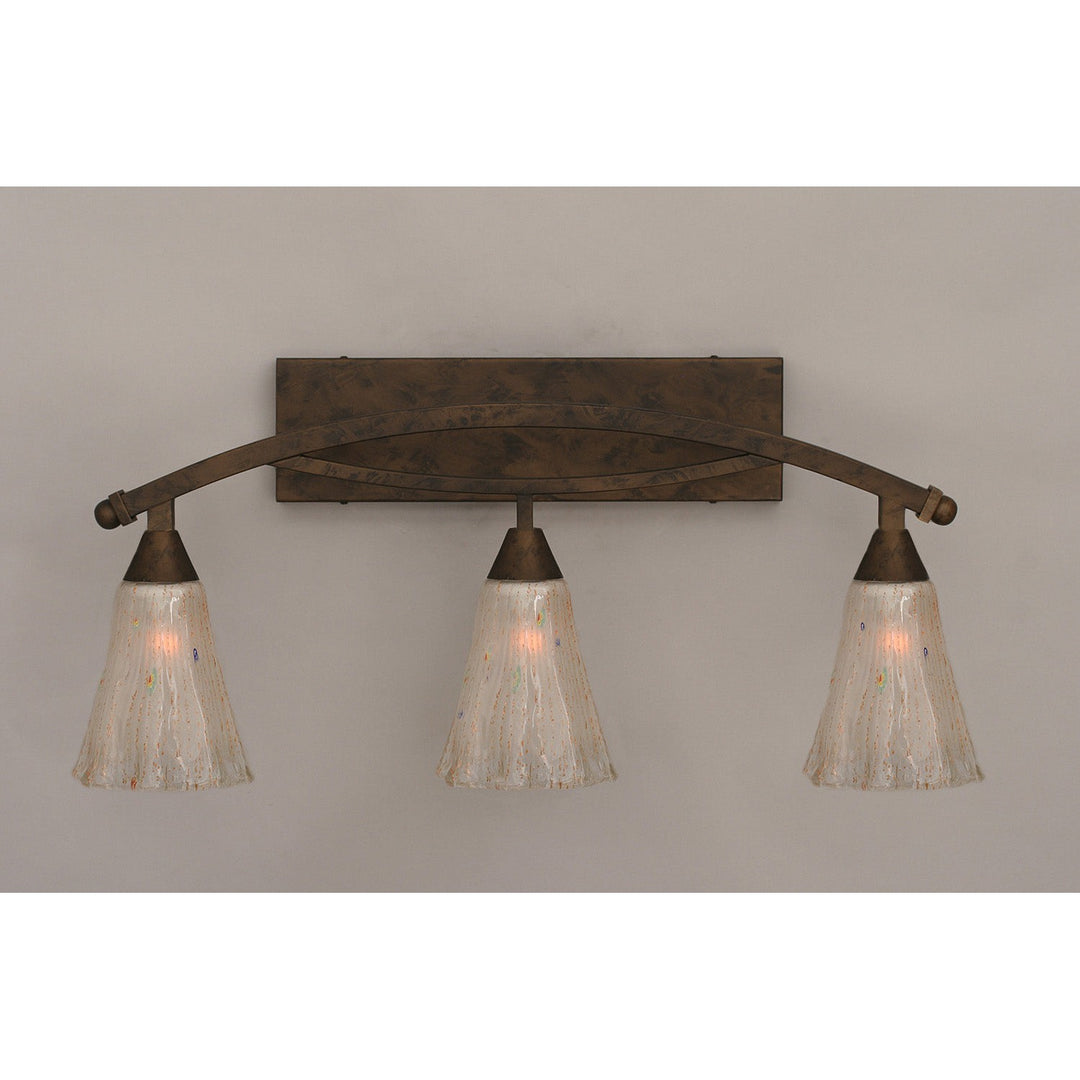 Toltec Bow 173-brz-721 Bath Vanity Light 28 in. wide - Bronze