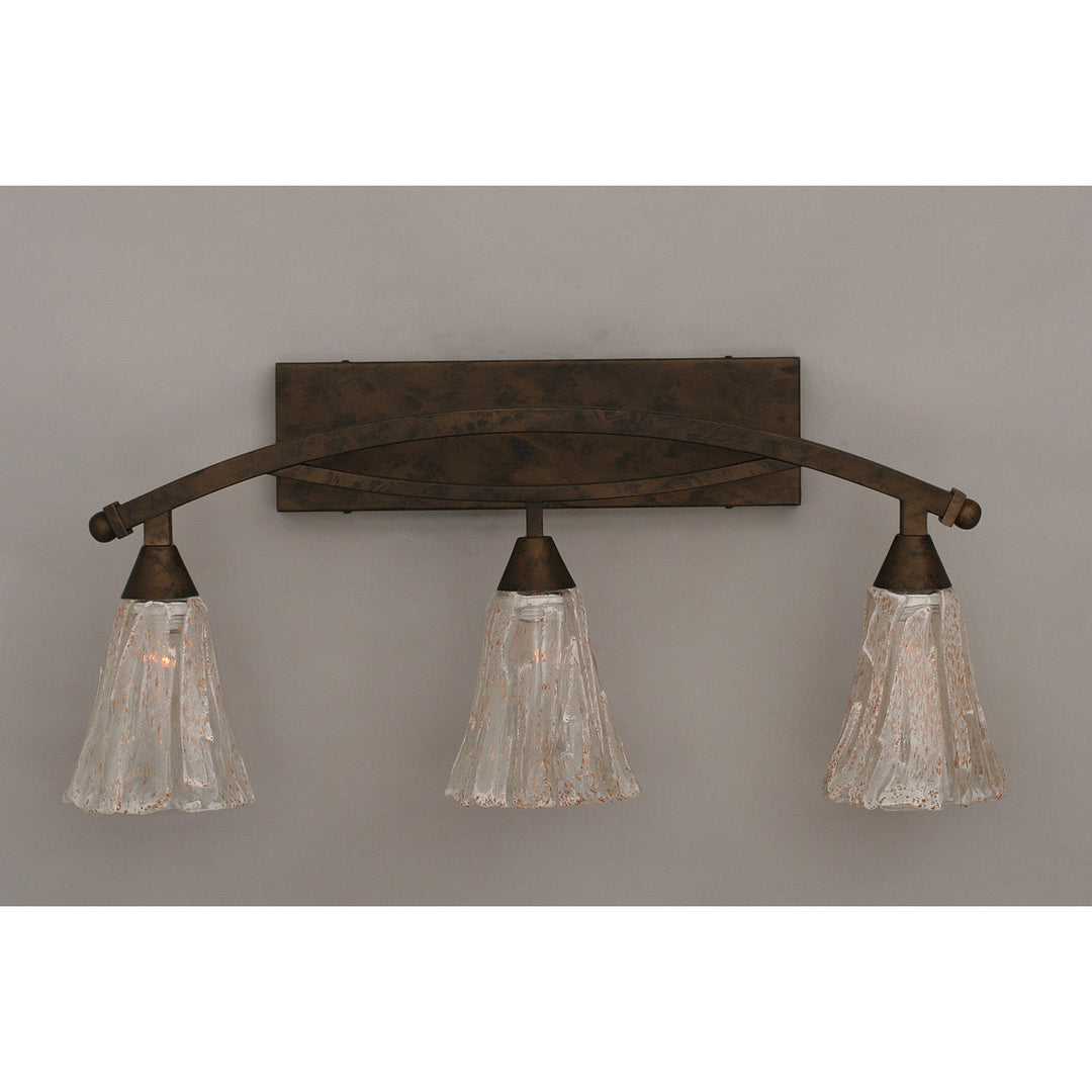 Toltec Bow 173-brz-729 Bath Vanity Light 28 in. wide - Bronze