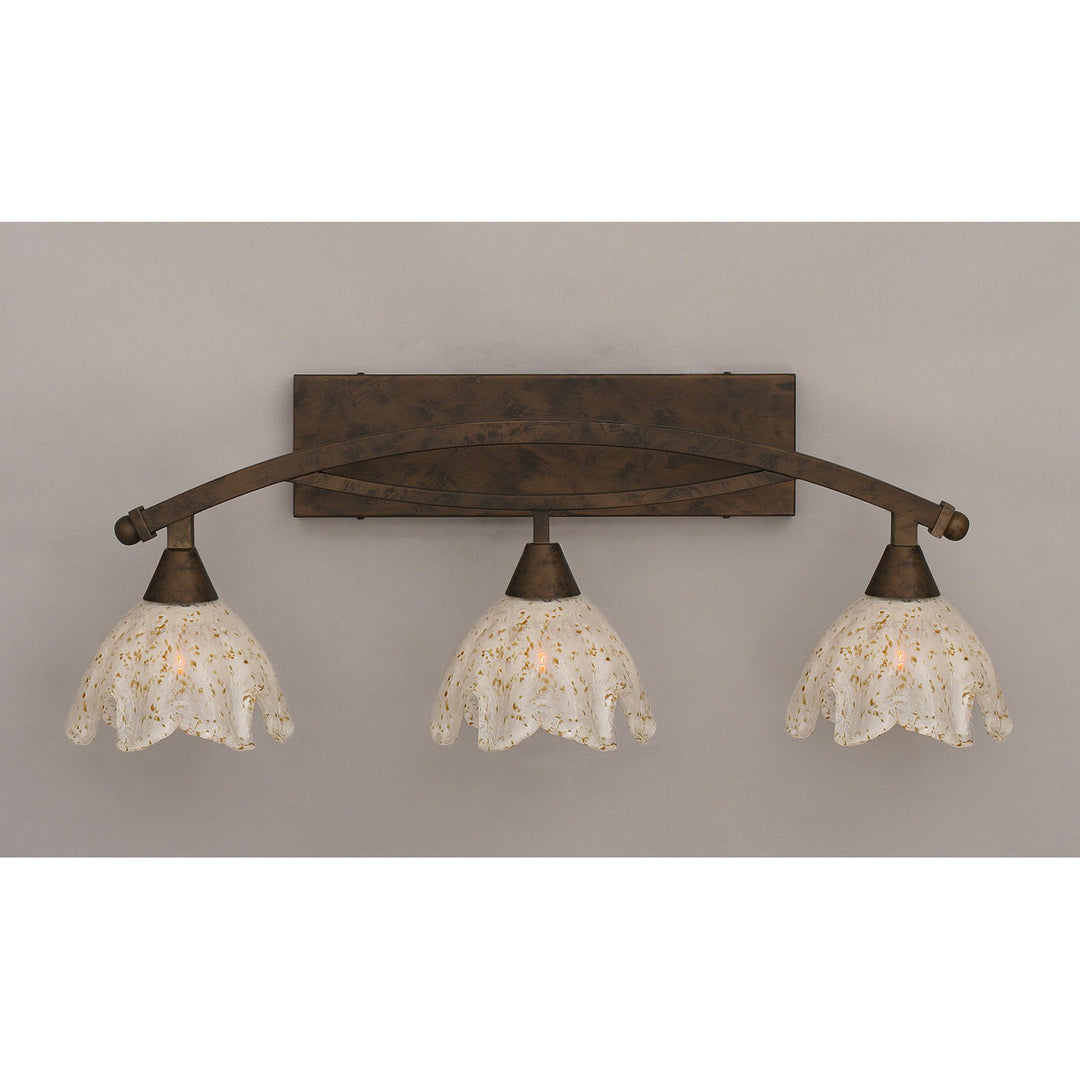 Toltec Bow 173-brz-755 Bath Vanity Light 29 in. wide - Bronze