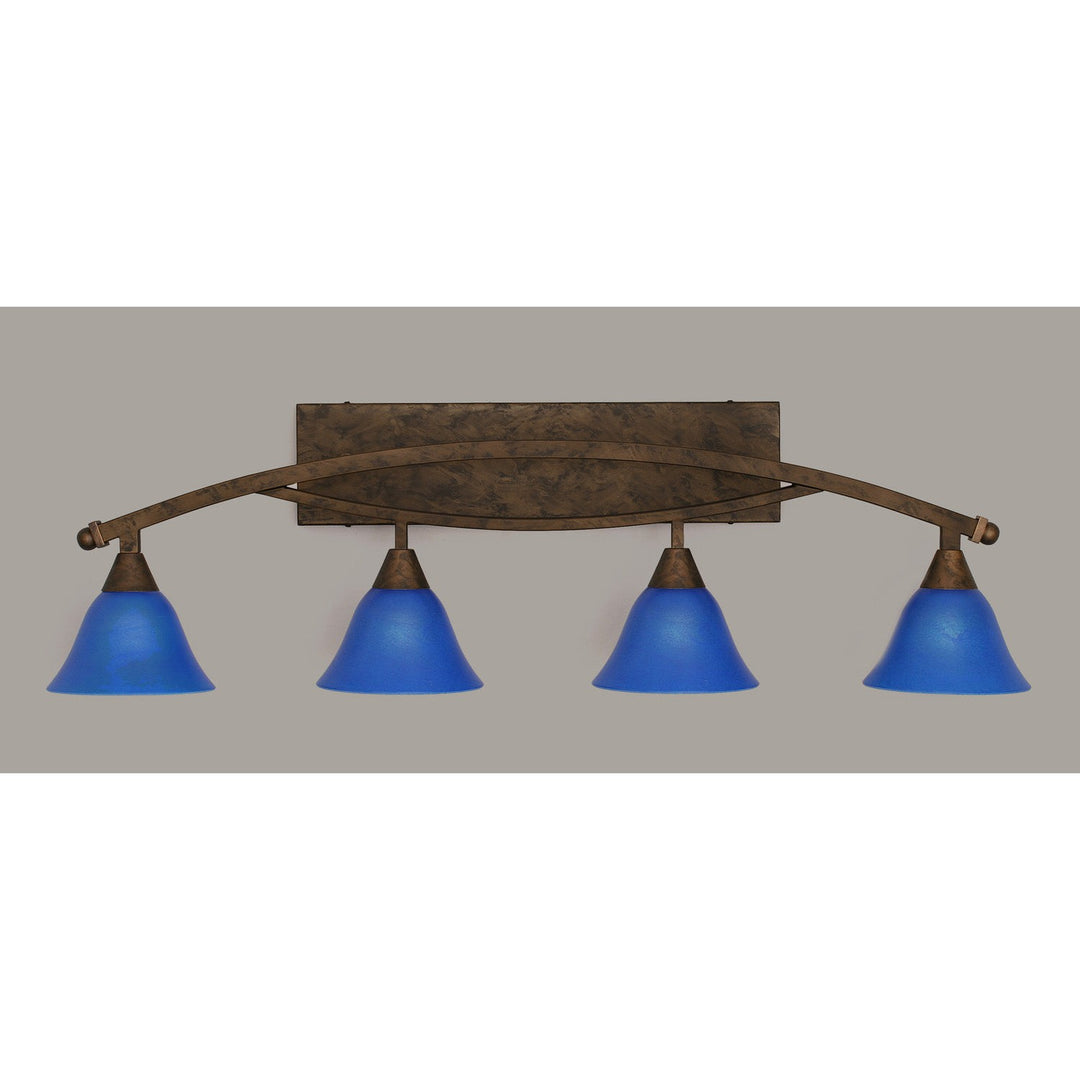 Toltec Bow 174-brz-4155 Bath Vanity Light 40 in. wide - Bronze