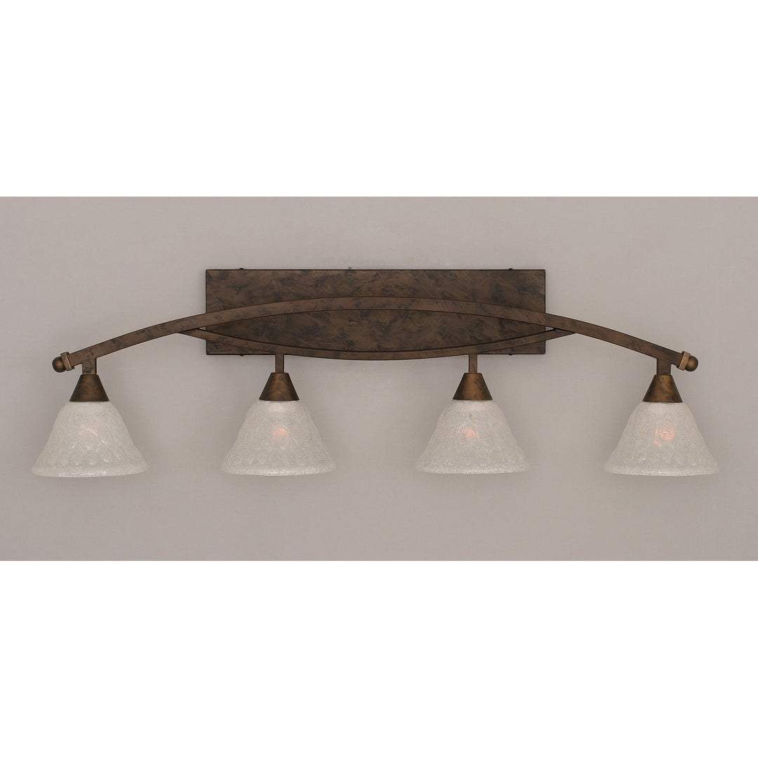 Toltec Bow 174-brz-451 Bath Vanity Light 39 in. wide - Bronze