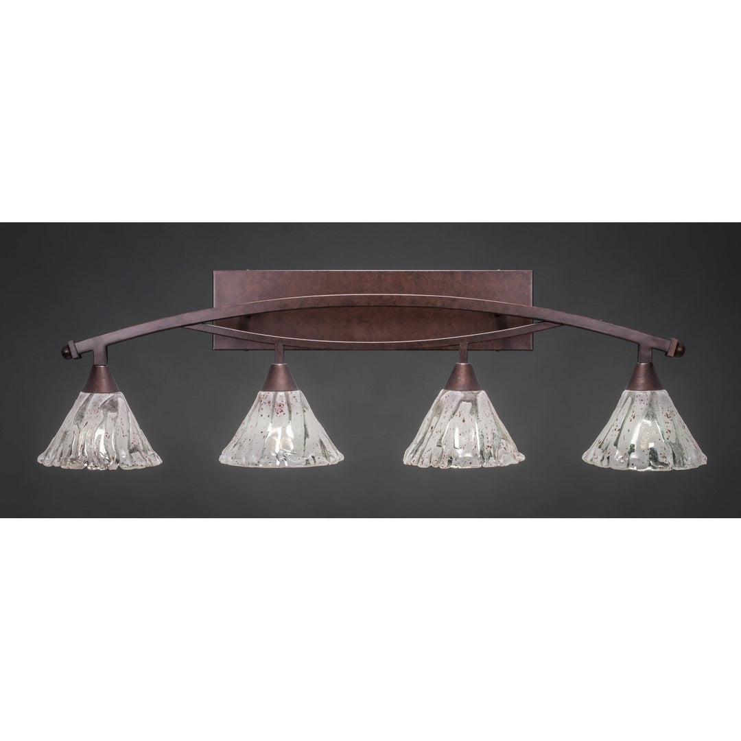 Toltec Bow 174-brz-7195 Bath Vanity Light 40 in. wide - Bronze