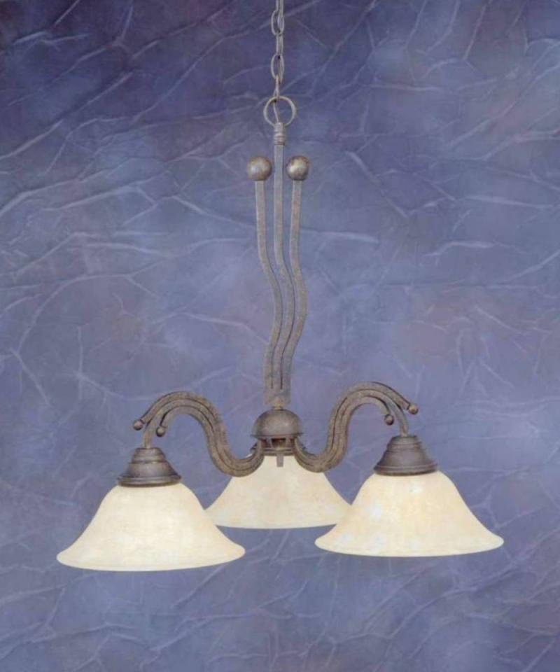 Toltec Wave 226-BRZ-513 Chandelier Light - Bronze