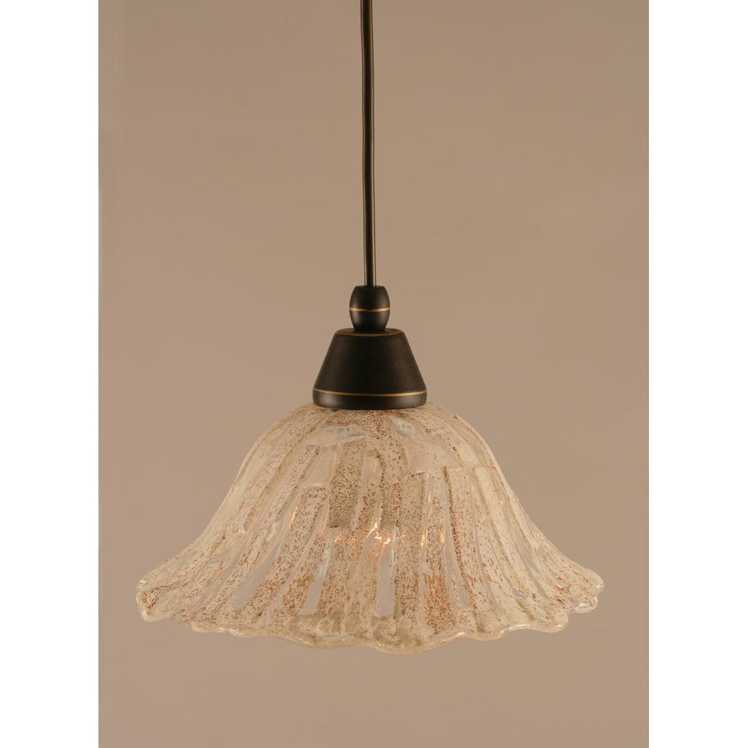 Toltec Cord Mini Pendant 22-dg-7193 Pendant Light - Dark Granite