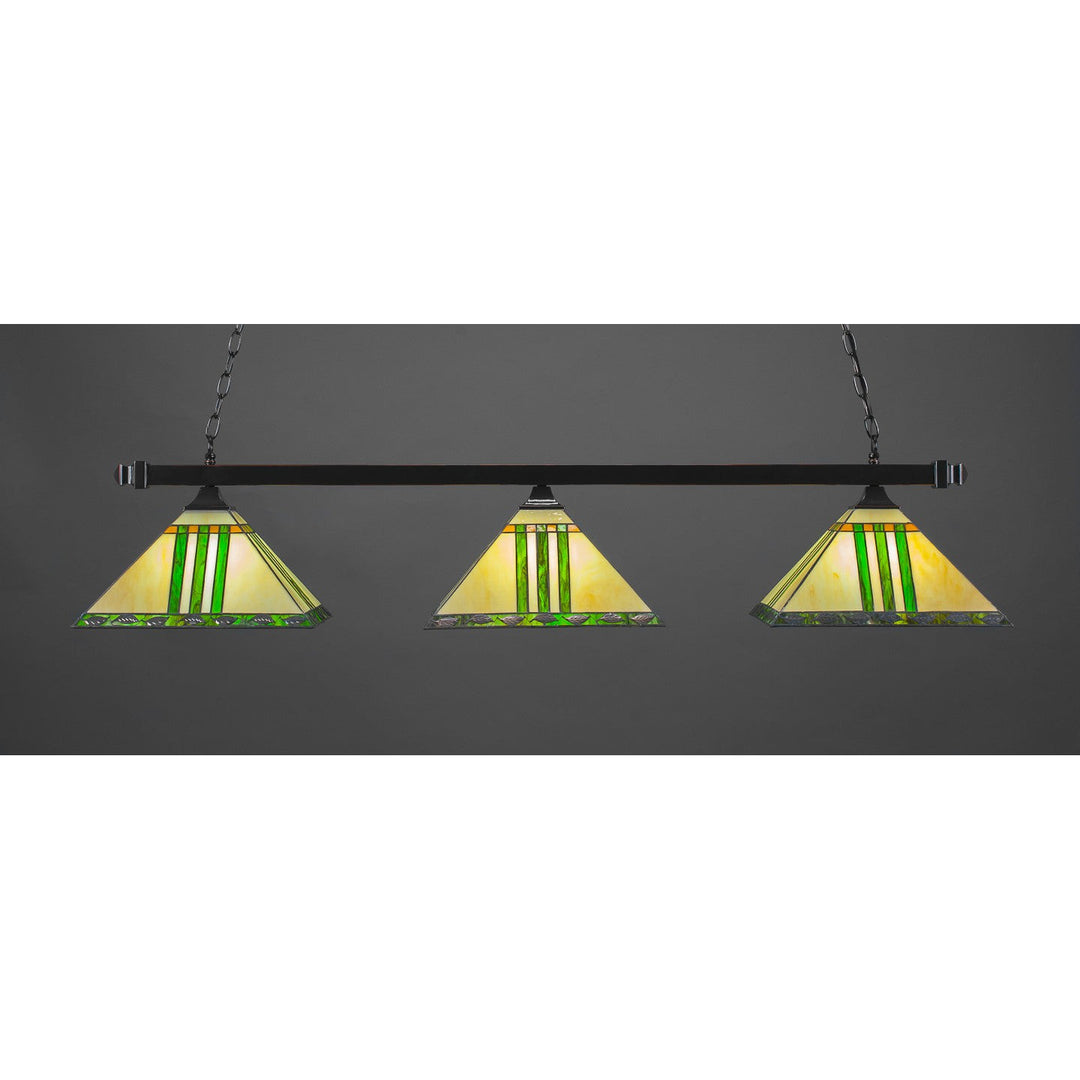 Toltec Square 403-bc-957 Pendant Light - Black Copper