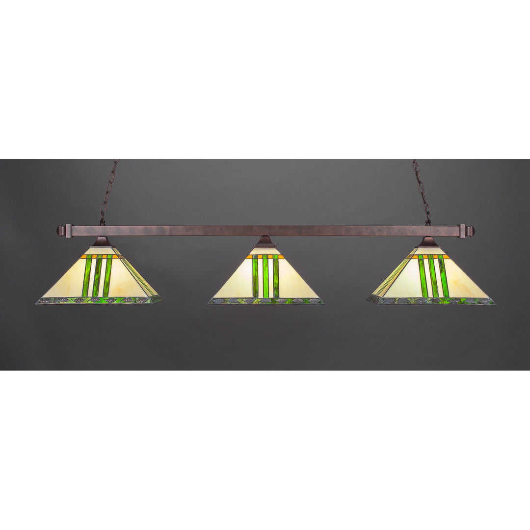 Toltec Square 403-brz-957 Pendant Light - Bronze