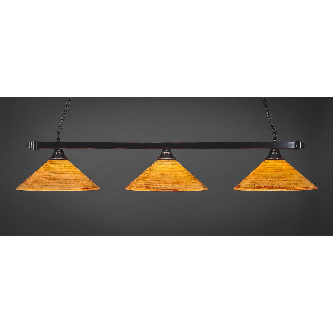Toltec Square 803-bc-414 Pendant Light - Black Copper