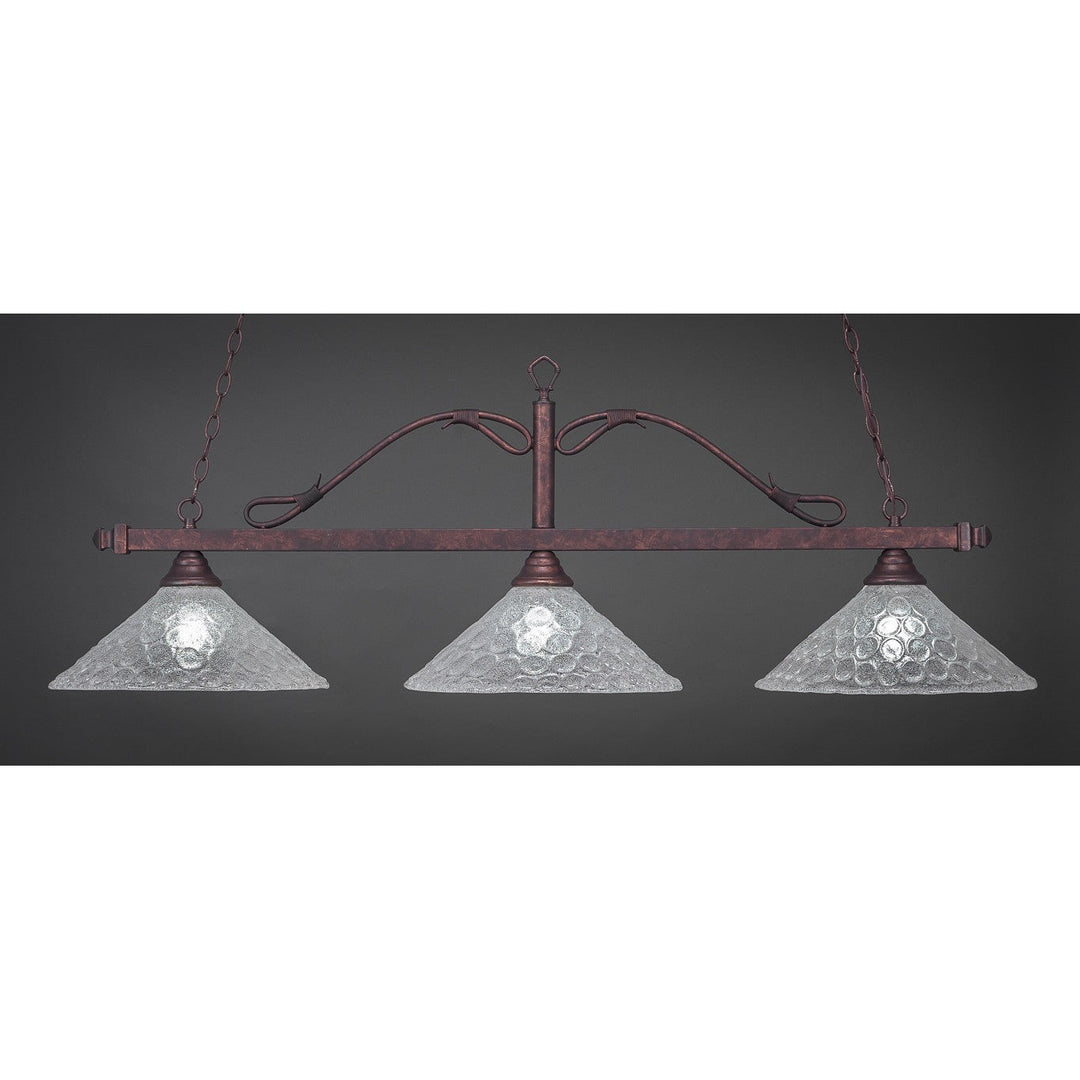 Toltec Scroll 823-brz-411 Pendant Light - Bronze