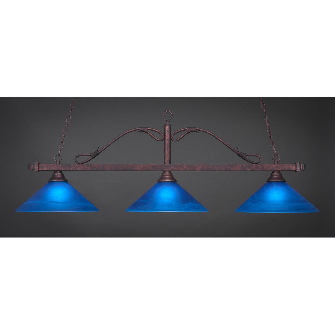 Toltec Scroll 823-brz-415 Pendant Light - Bronze