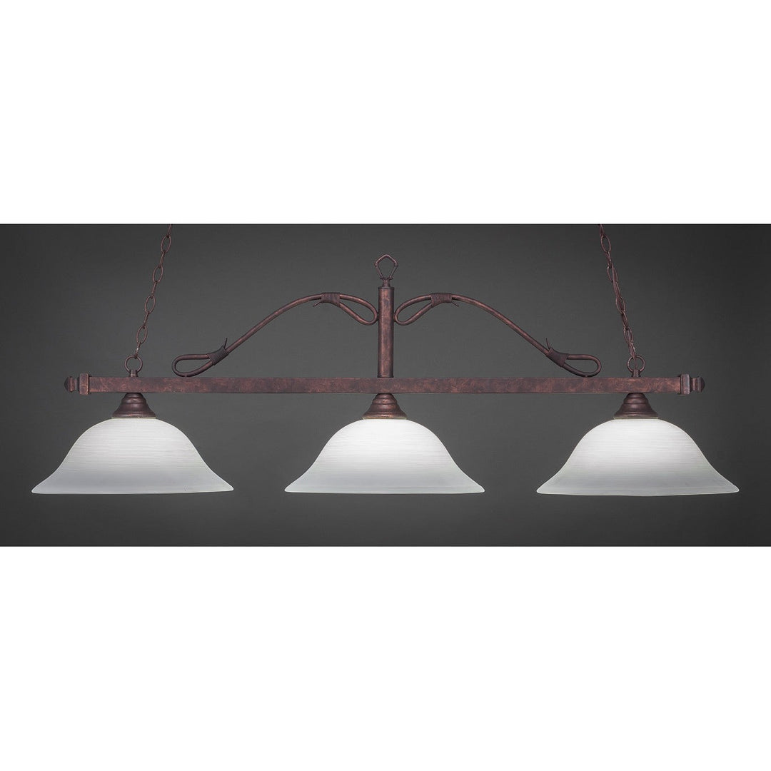 Toltec Scroll 823-brz-612 Pendant Light - Bronze