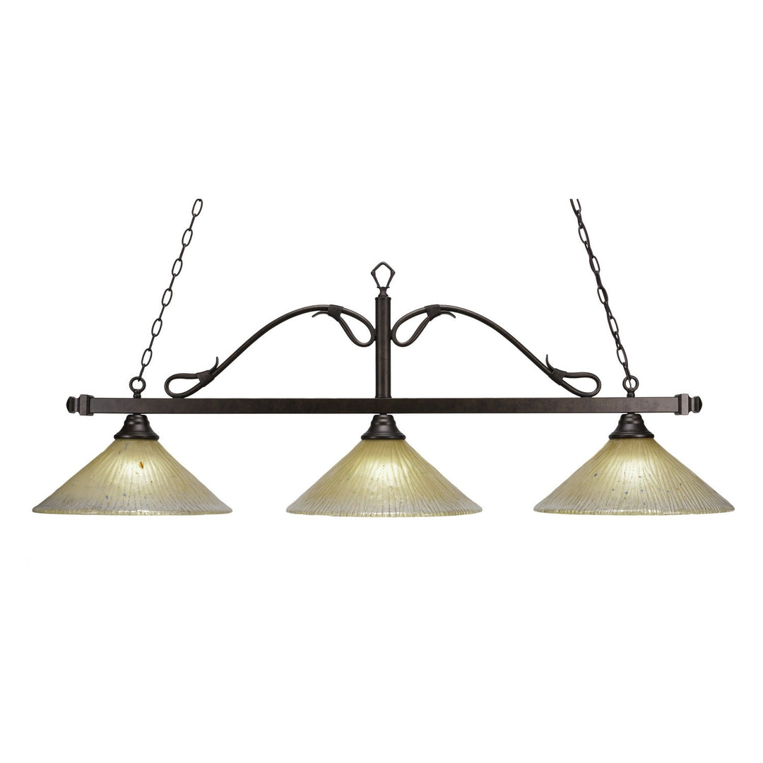 Toltec Scroll 823-brz-710 Pendant Light - Bronze