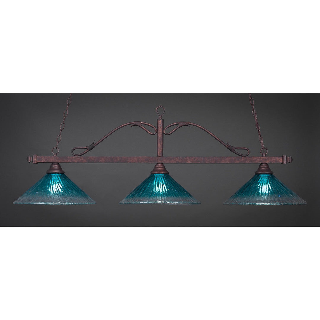 Toltec Scroll 823-brz-715 Pendant Light - Bronze