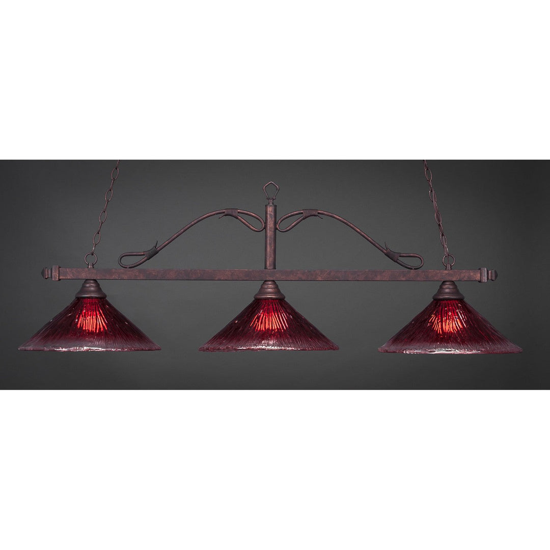 Toltec Scroll 823-brz-716 Pendant Light - Bronze