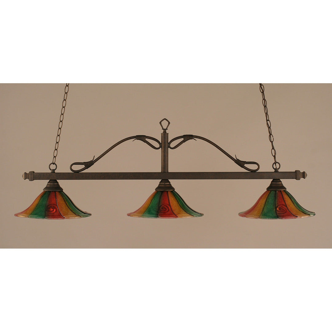 Toltec Scroll 823-brz-764 Pendant Light - Bronze