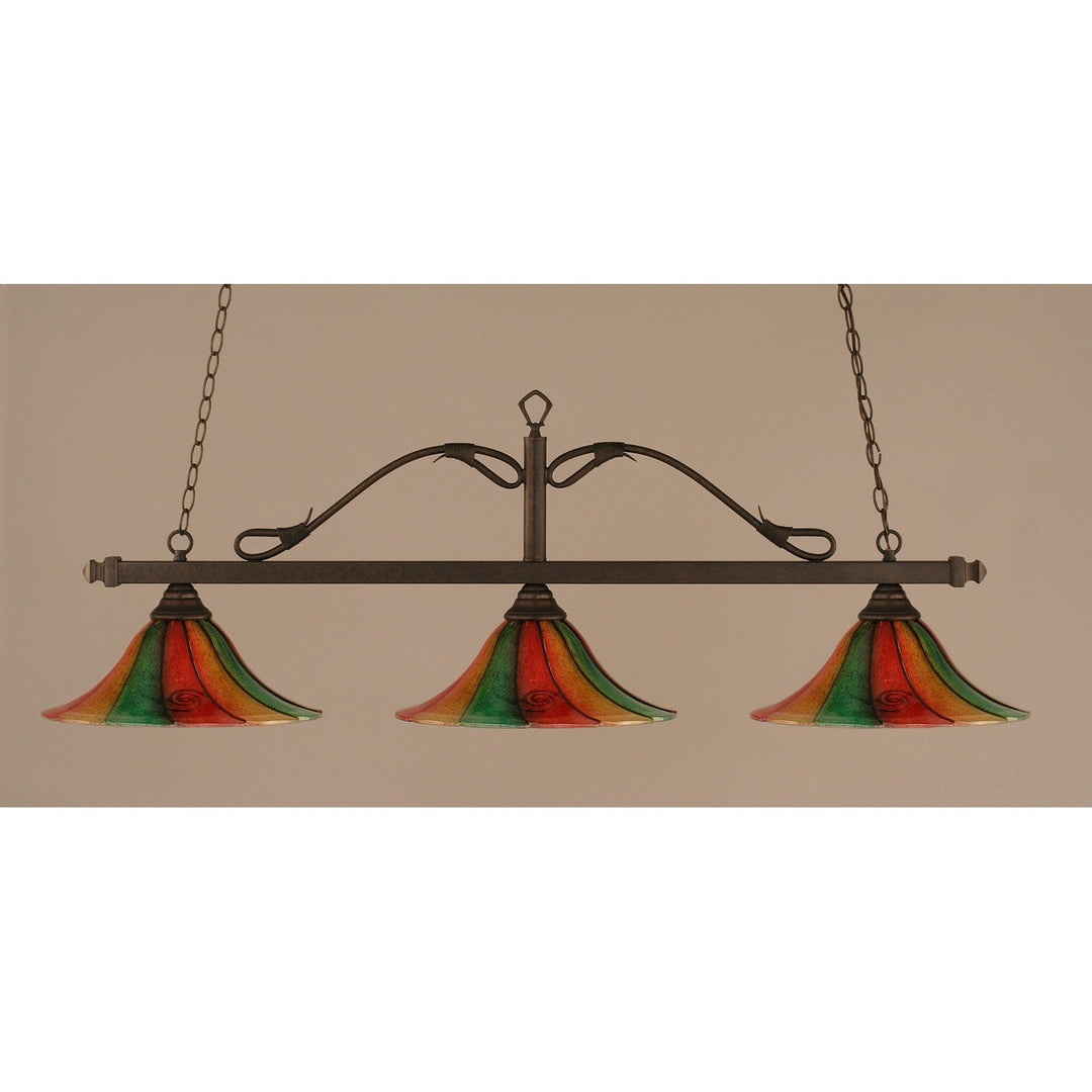 Toltec Scroll 823-brz-767 Pendant Light - Bronze