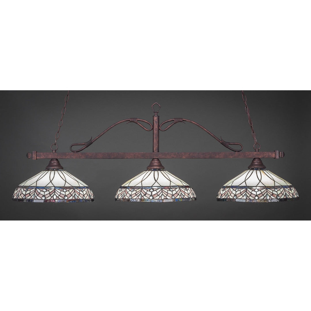 Toltec Scroll 823-brz-948 Pendant Light - Bronze