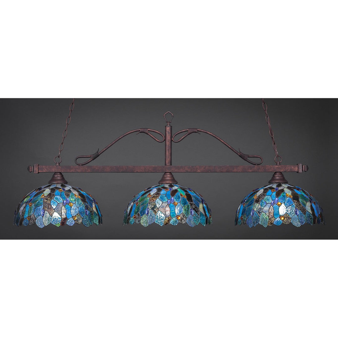 Toltec Scroll 823-brz-995 Pendant Light - Bronze