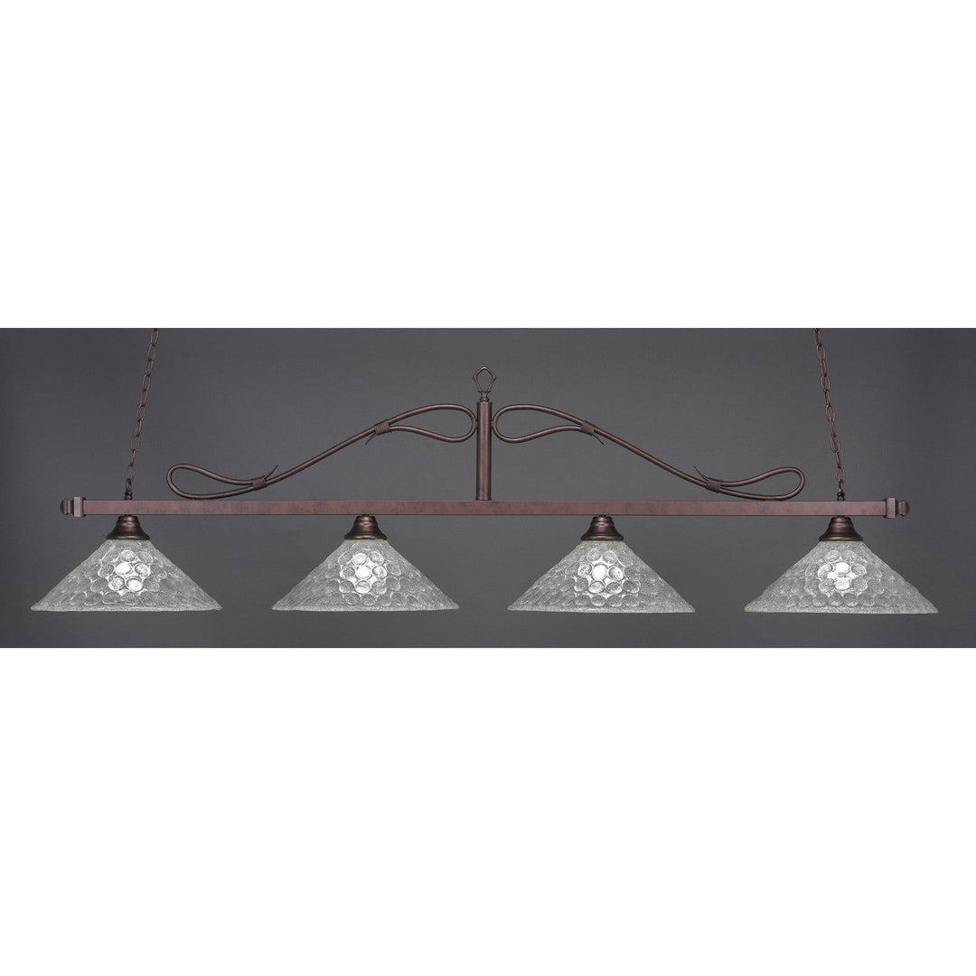 Toltec Scroll 824-brz-411 Pendant Light - Bronze