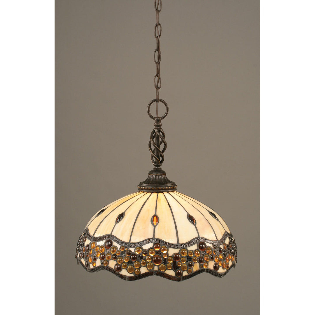 Toltec Eleganté 82-dg-997 Pendant Light - Dark Granite