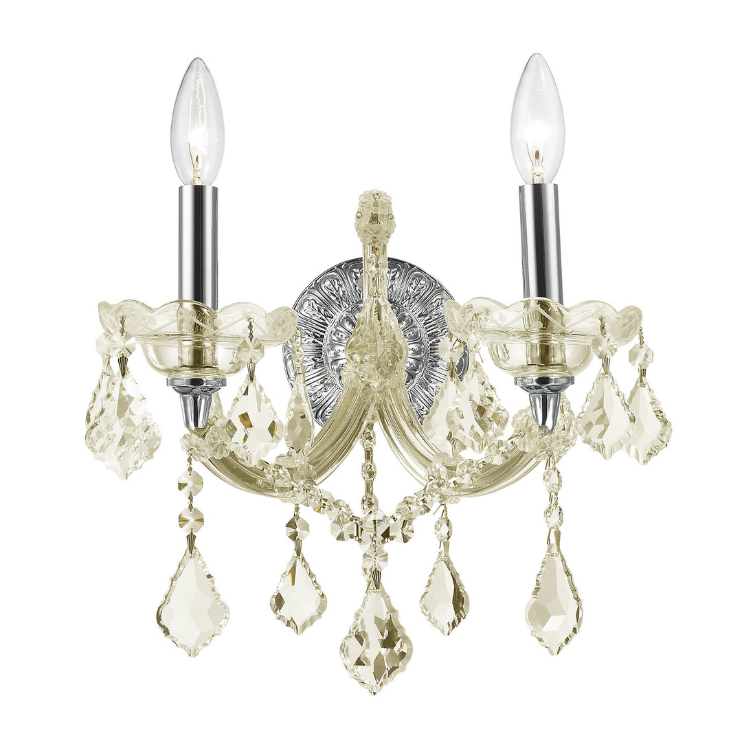 Worldwide Maria Theresa W23070C12 Wall Light - Polished Chrome