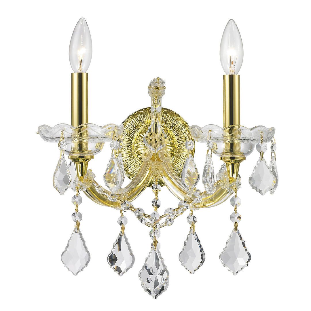 Worldwide Maria Theresa W23070G12 Wall Light - Polished Gold