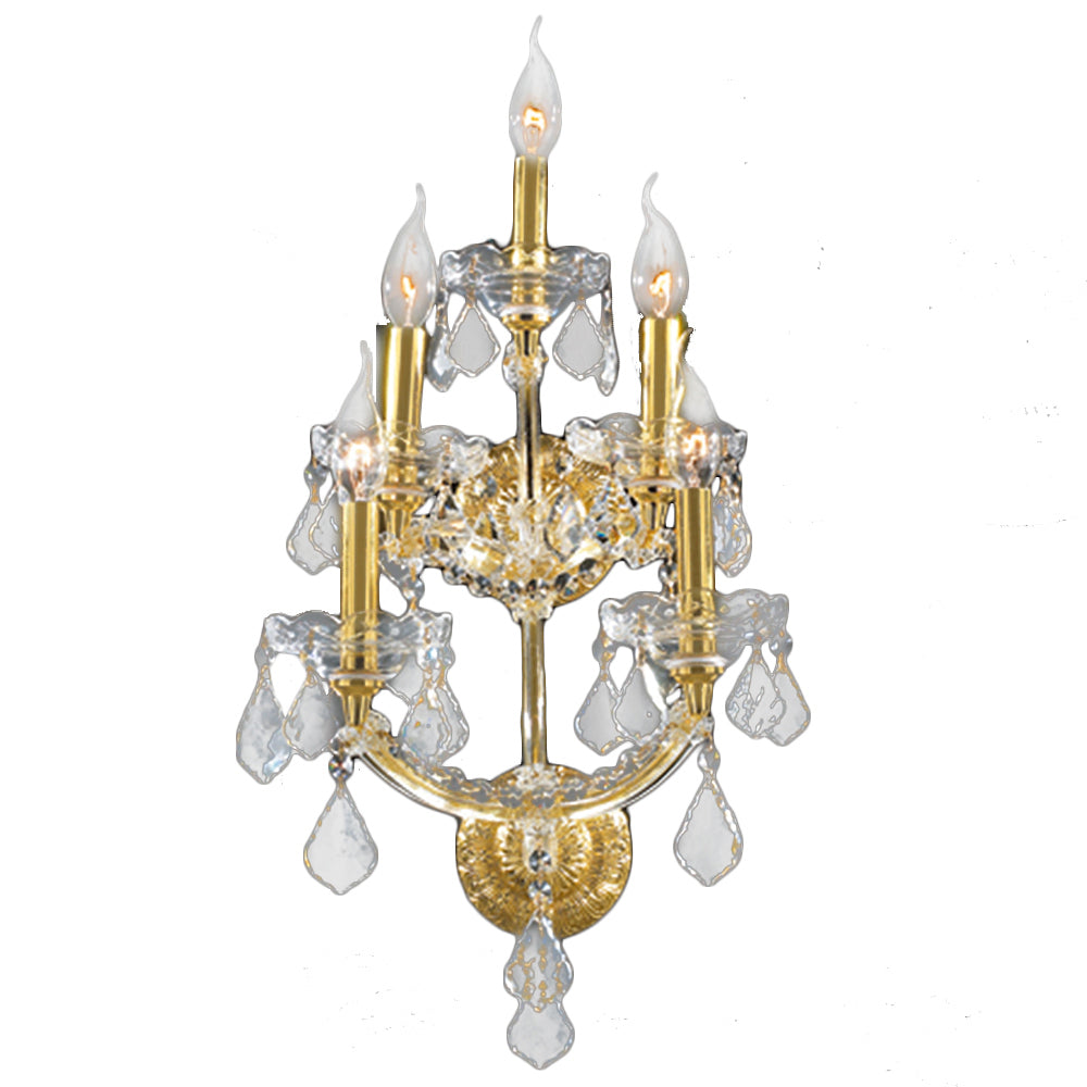 Worldwide Maria Theresa W23072G12 Wall Light - Polished Gold