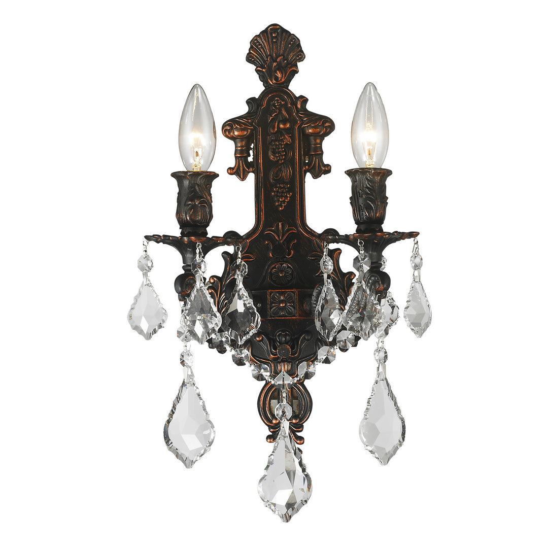 Worldwide Versailles W23315F12 Wall Light - Flemish Brass