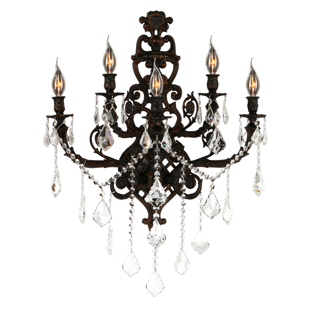 Worldwide Versailles W23318F19 Wall Light - Dark Bronze