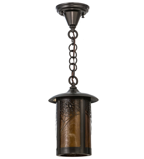 Meyda Tiffany Lighting 44116 Fulton One Light Pendant Outdoor Bronze / Dark