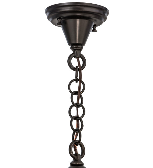 Meyda Tiffany Lighting 43878 Fulton One Light Pendant Outdoor Bronze / Dark