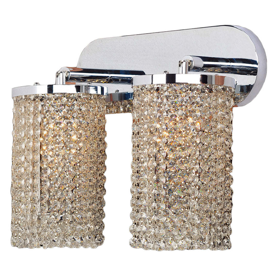 Worldwide Prism W23769C15 Bath Vanity Light 15 in. wide - Polished Chrome