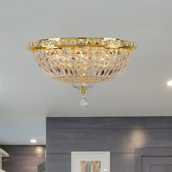 Worldwide Empire W33008G16 Ceiling Light - Polished Gold