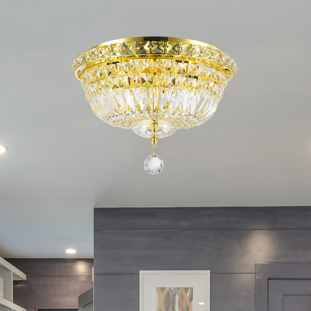 Worldwide Empire W33009G14 Ceiling Light - Polished Gold