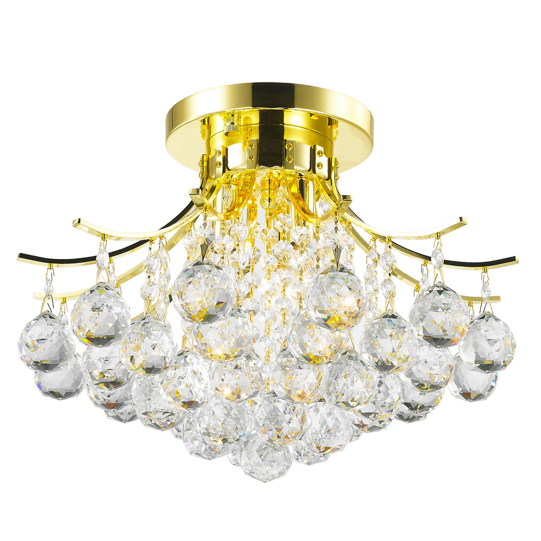 Worldwide Empire W33015G16 Ceiling Light - Polished Gold