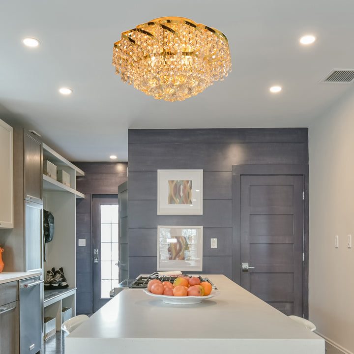 Worldwide Empire W33017G16 Ceiling Light - Polished Gold