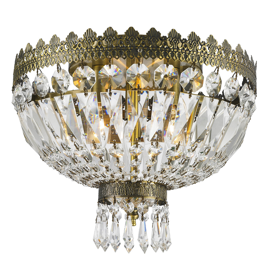 Worldwide Metropolitan W33085B12 Ceiling Light - Antique Bronze