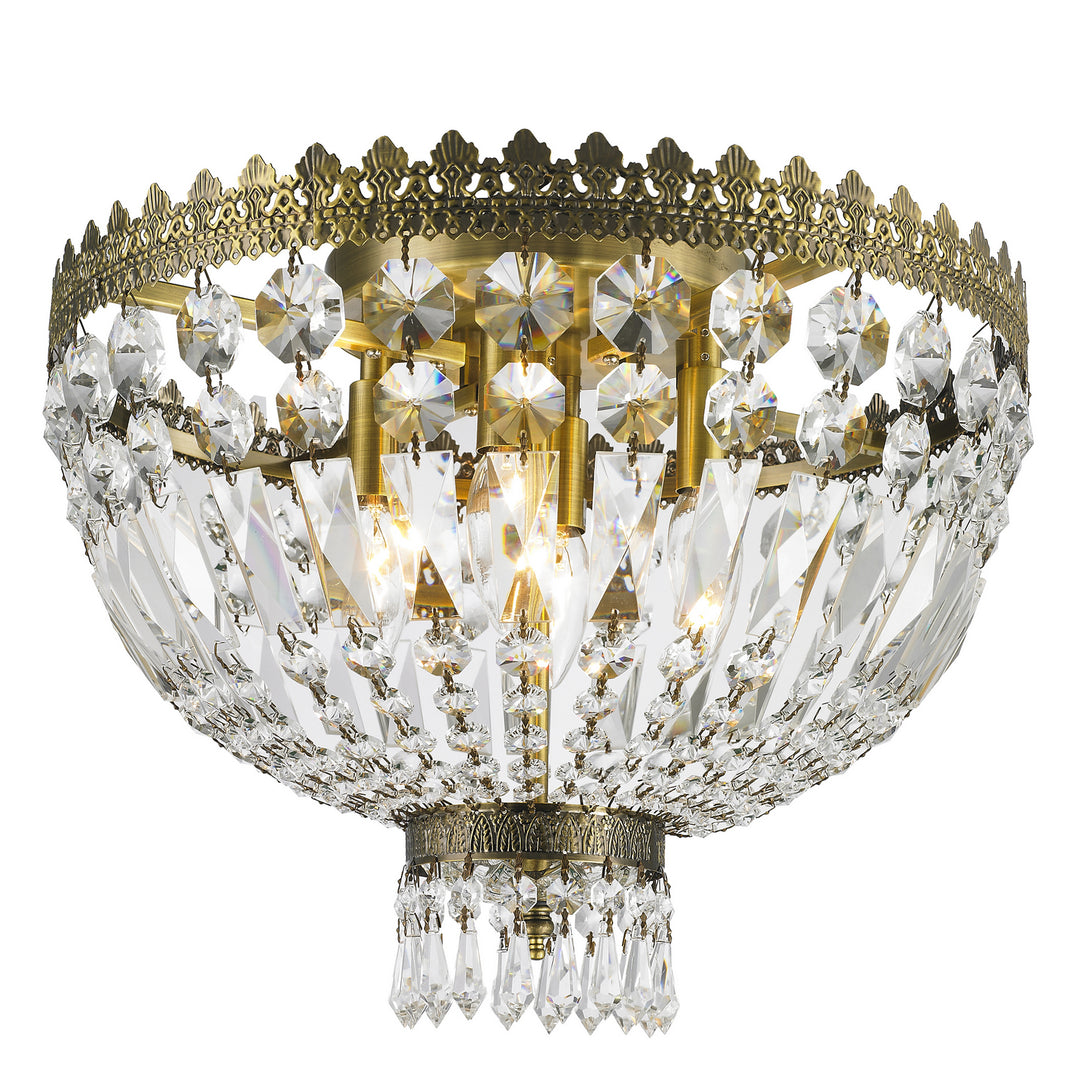 Worldwide Metropolitan W33085B16 Ceiling Light - Antique Bronze