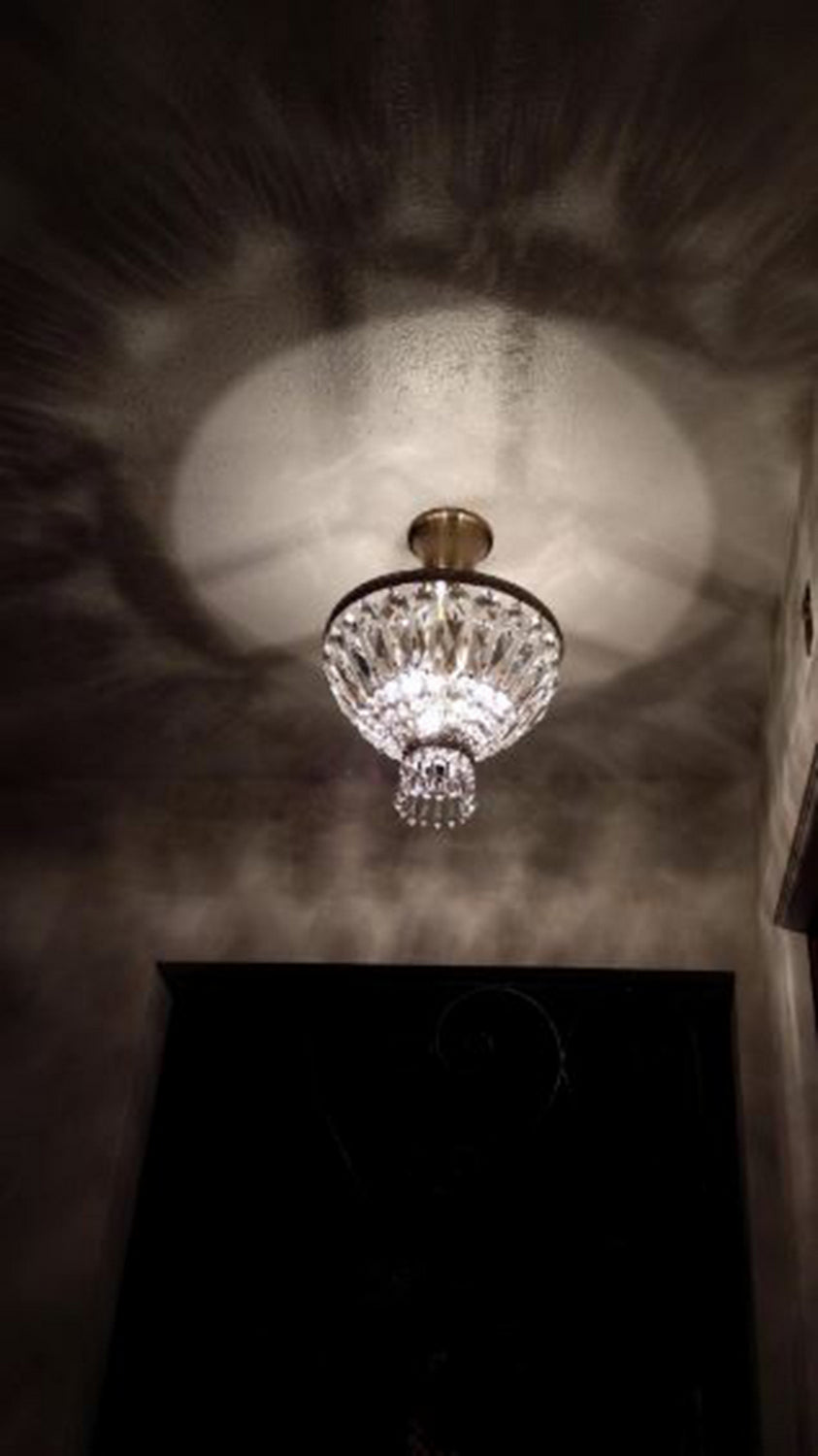 Worldwide Metropolitan W33087B12 Ceiling Light - Antique Bronze