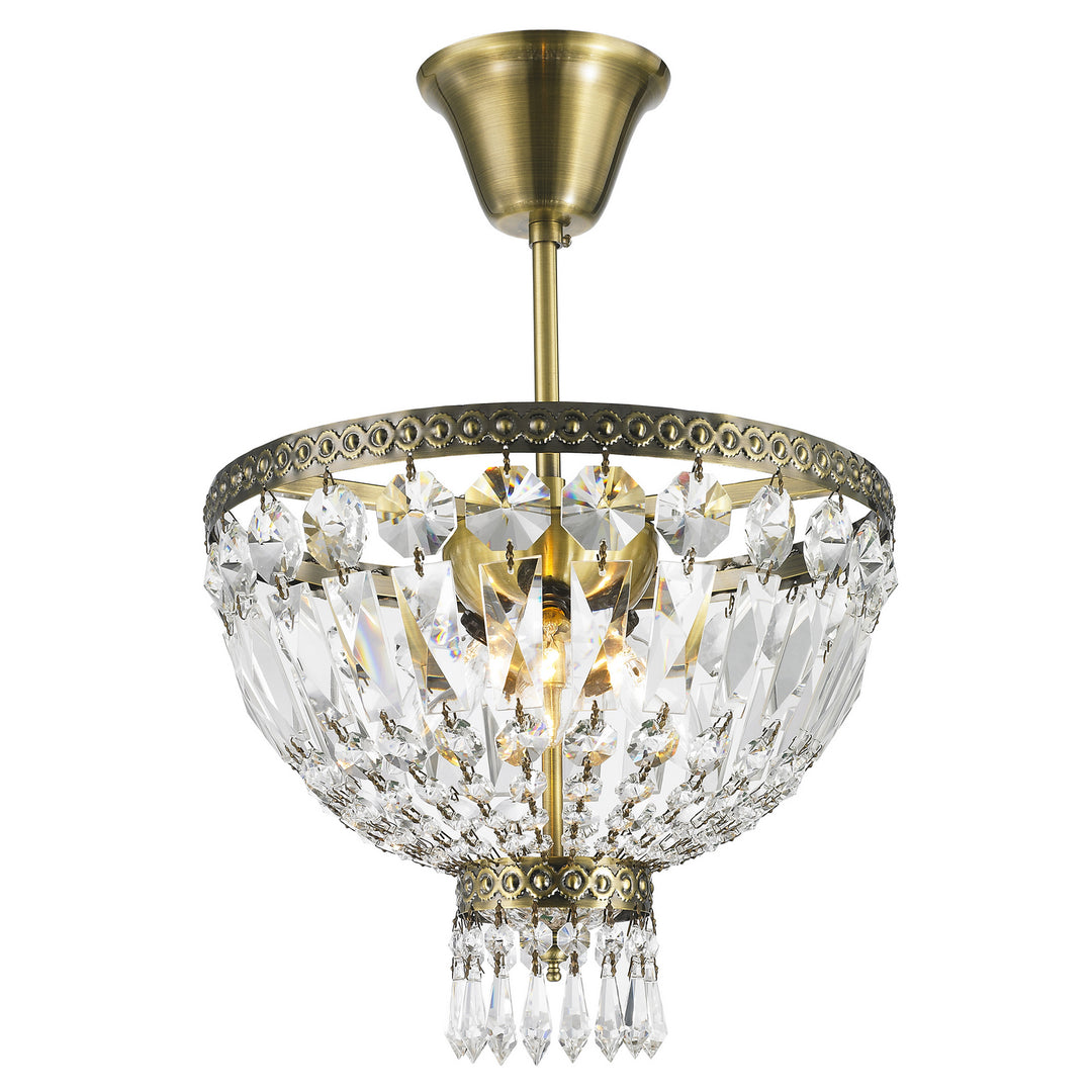 Worldwide Metropolitan W33087B12 Ceiling Light - Antique Bronze