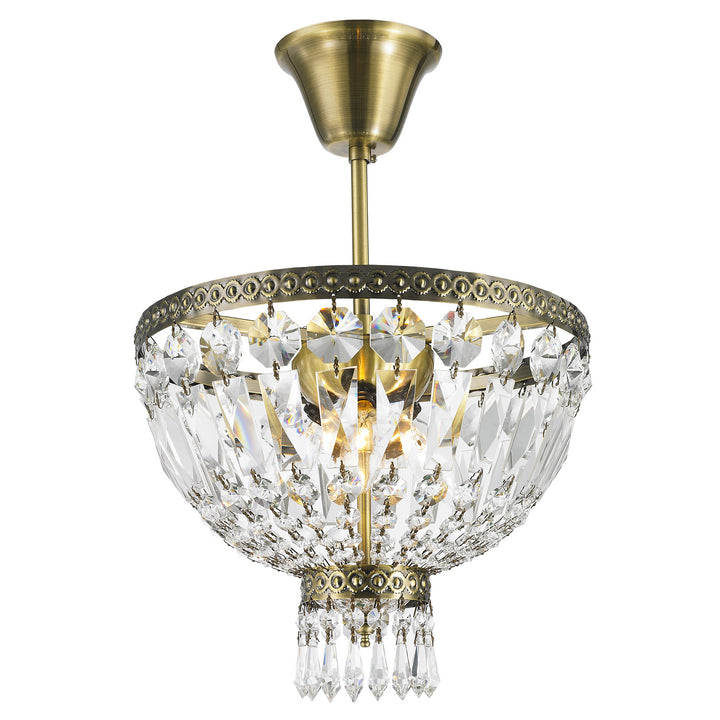 Worldwide Metropolitan W33087B12 Ceiling Light - Antique Bronze
