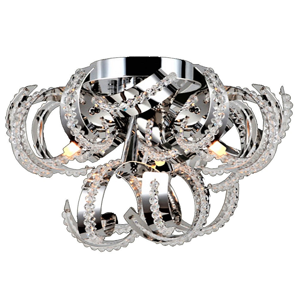 Worldwide Medusa W33112C12 Ceiling Light - Polished Chrome