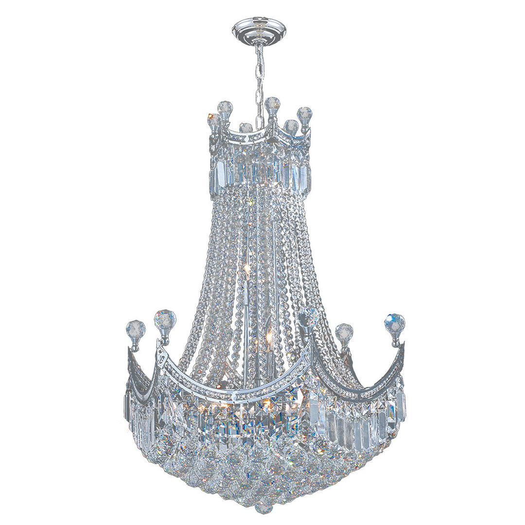 Worldwide Empire W83026C24 Chandelier Light - Polished Chrome