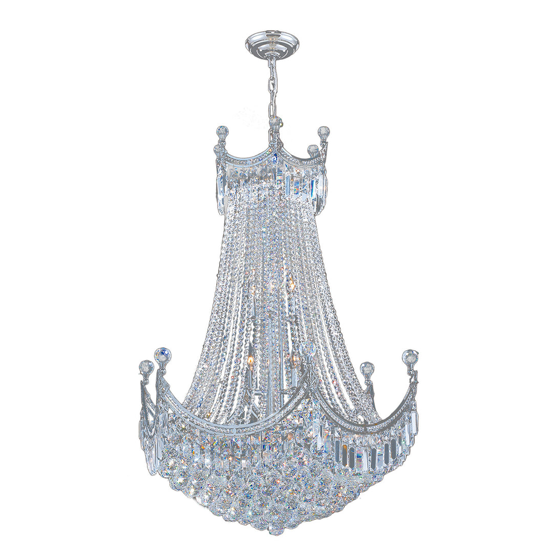 Worldwide Empire W83026C30 Chandelier Light - Polished Chrome