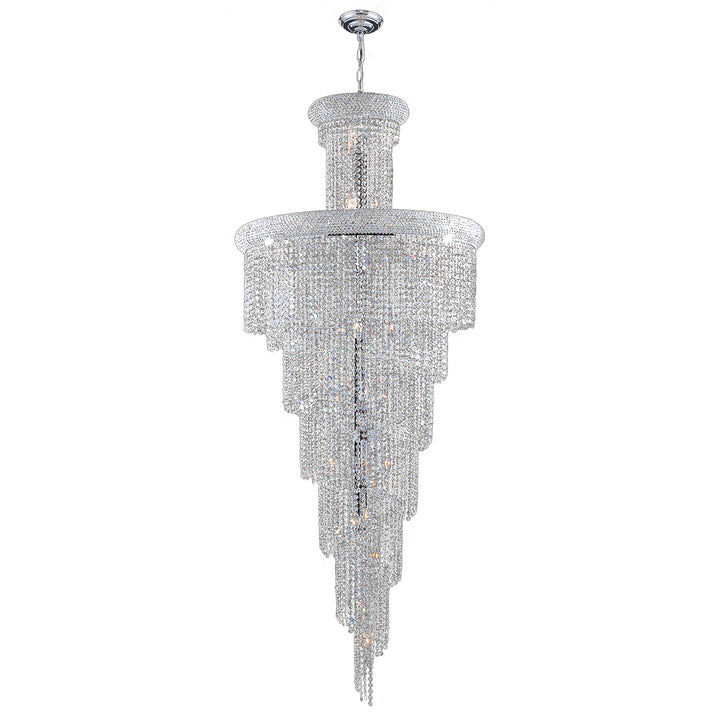 Worldwide Empire W83029C30 Chandelier Light - Polished Chrome