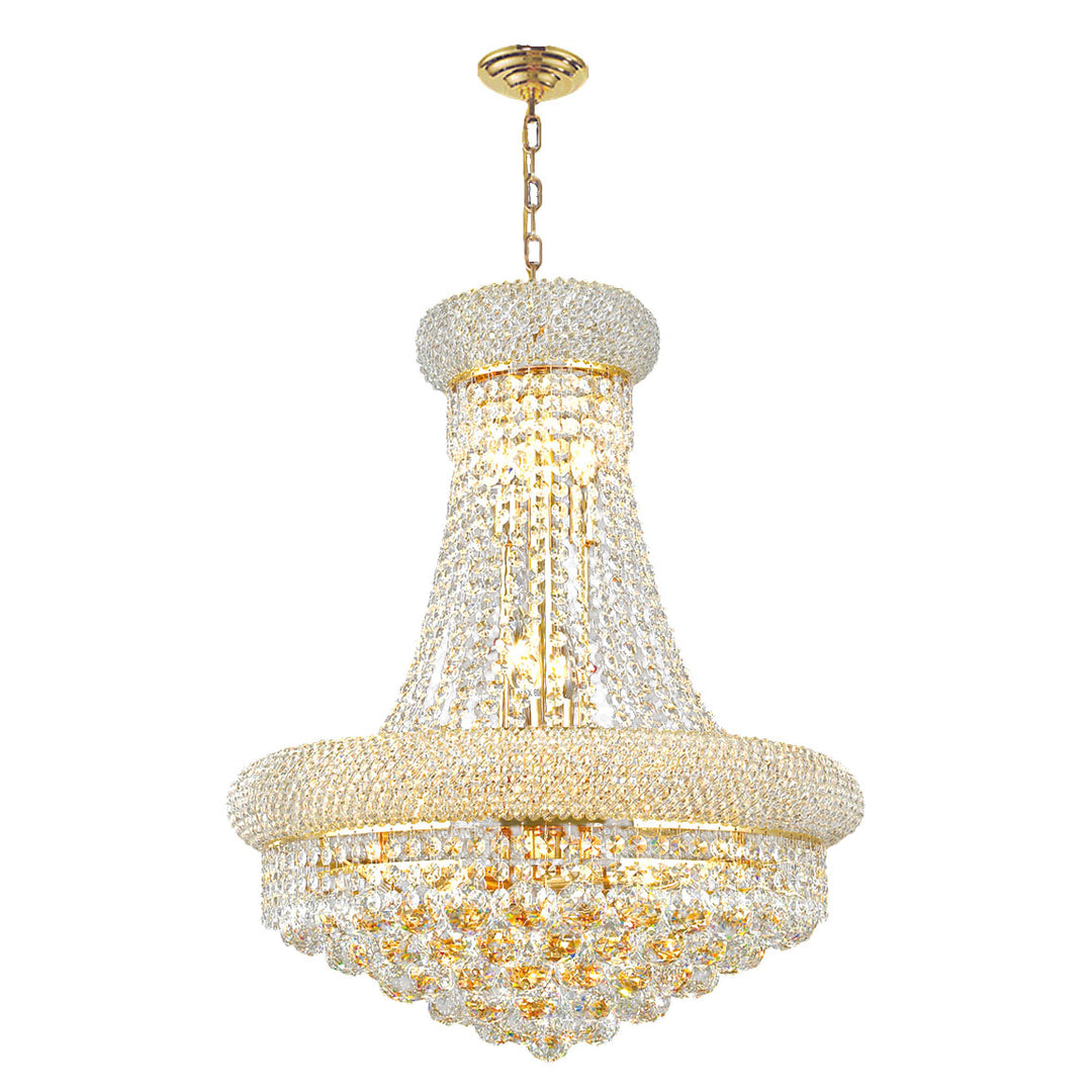 Worldwide Empire W83030G20 Chandelier Light - Polished Gold